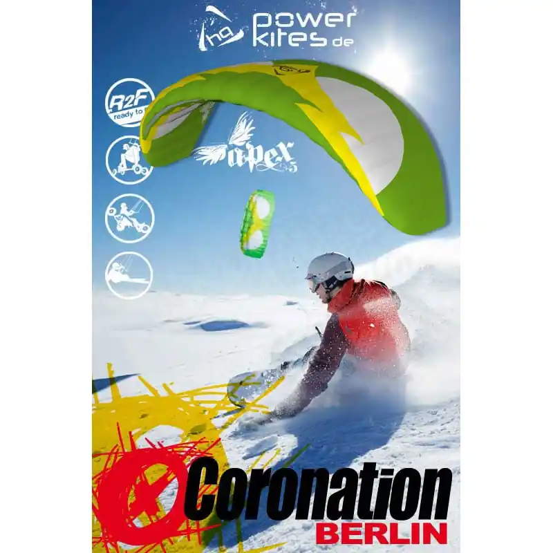 HQ Apex V Depowerkite 13.0 Snowkite mit Bar Meistverkauft