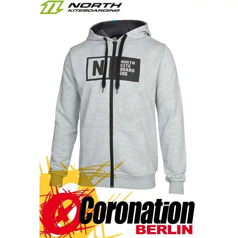 Zertifiziert North Zip Hoody Team Grey