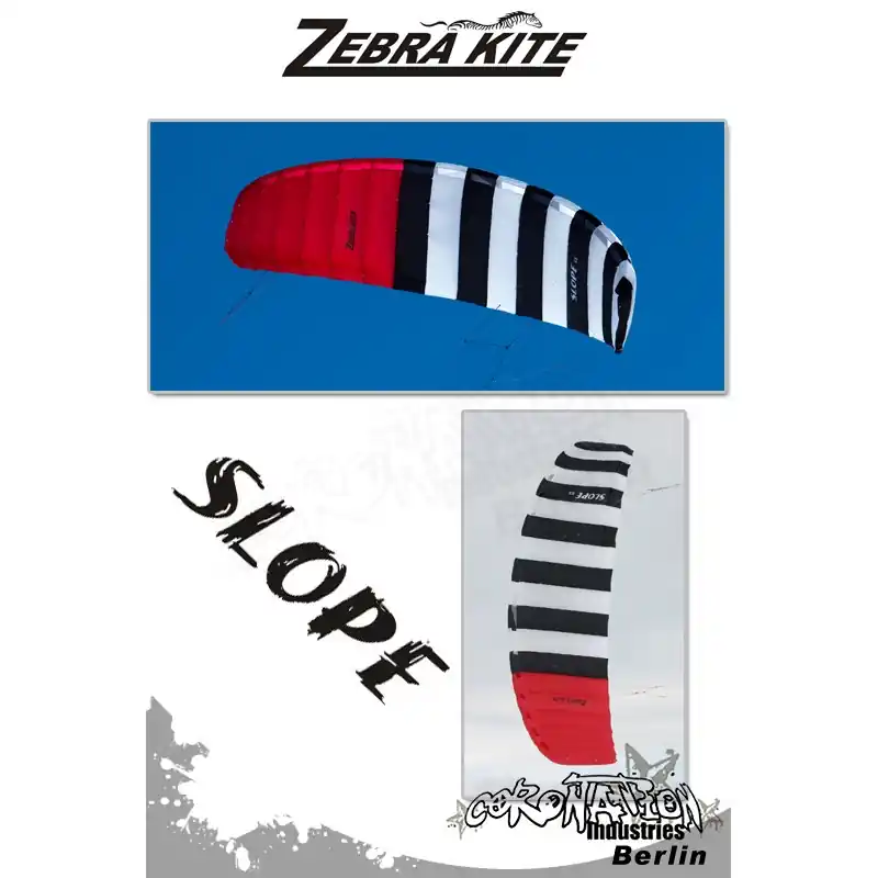 Zebra Kite SLOPE DePower-Kite 12.5m² mit BAR Neu Im Sortiment