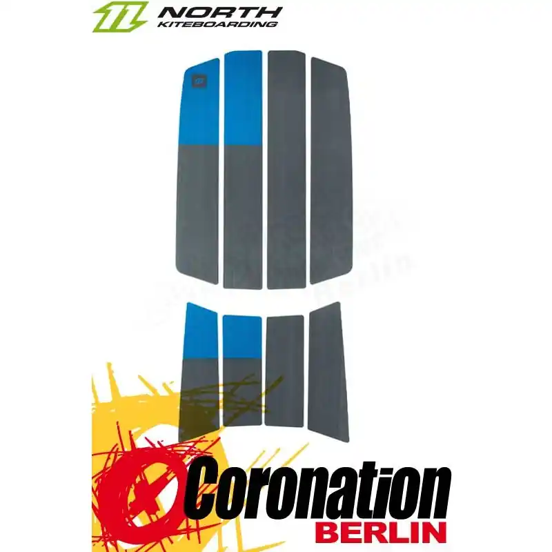 North Traction Pad Team - Frontpads (8pcs) Fußpads Grey/Blue Direktkauf