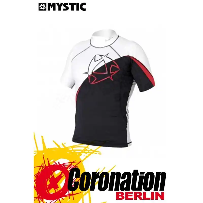 Mystc Arrow Rash Vest S/S Wassersport Shirt Black/Red Nur Heute