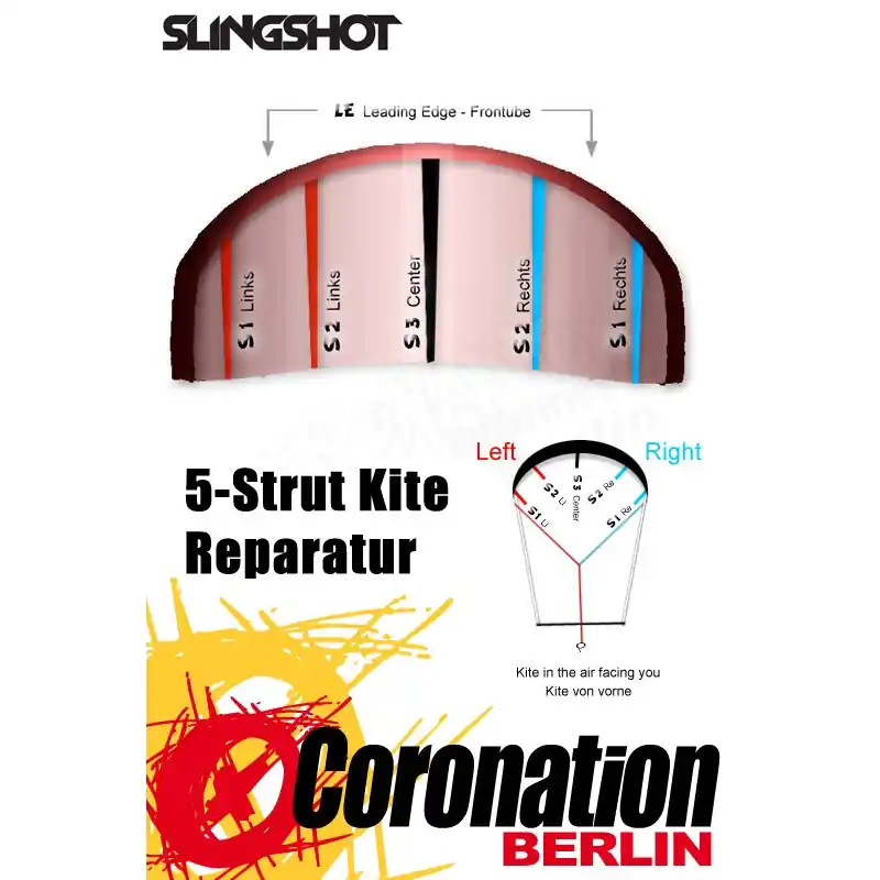 Slingshot Turbine 2015 Leading Edge Bladder Ersatzschlauch Mega-Angebot