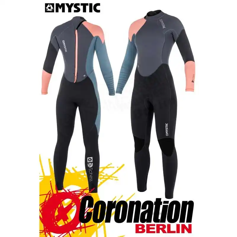 Sofort Bestellen Mystic Dutchess 2018 Fullsuit Backzip 5/4 Woman Neoprenanzug Frauen Pewter