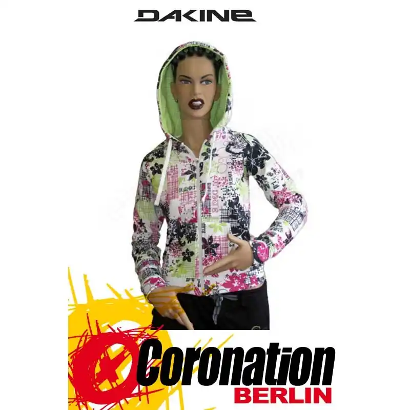 Top-Seller Dakine Floral Print Zip Hoodie Kapuzen Jacke Frauen