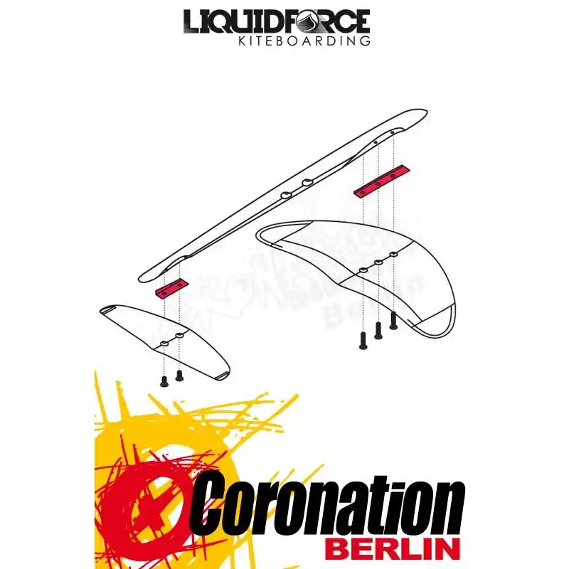 Highlight Liquid Force Rocket V2 Foil wing HD shim kit