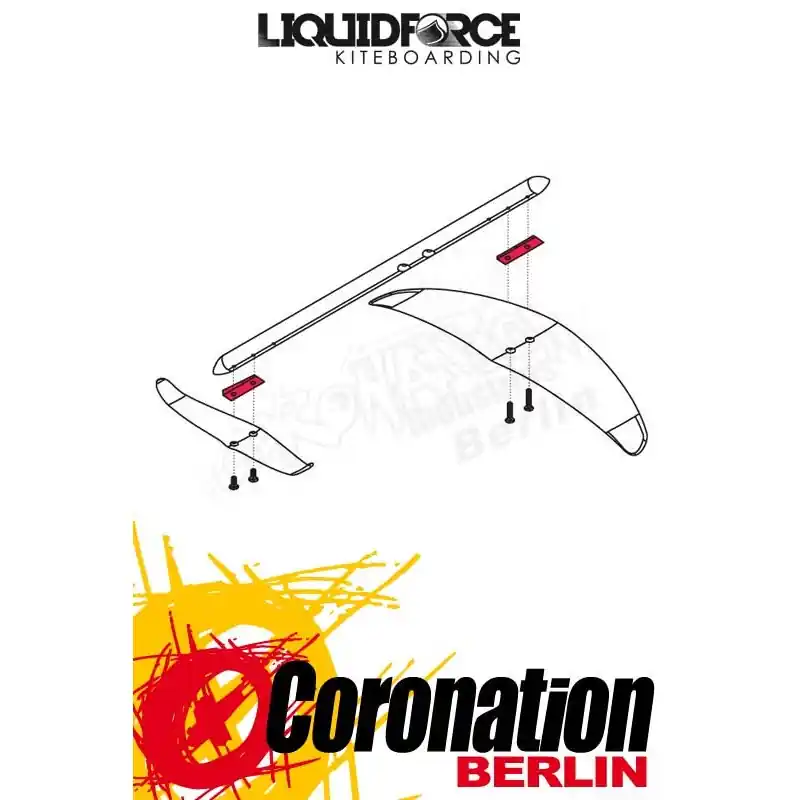Liquid Force Happy Foil wing shim kit Zertifiziert