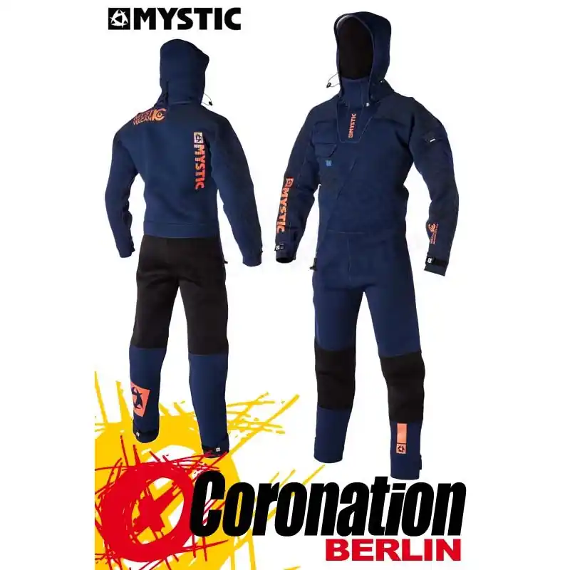 Mystic Vulcanic Neopren Drysuit Trockenanzug Navy Zertifiziert