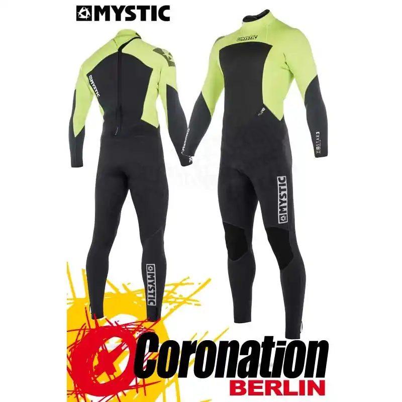 Mystic Star 2018 Fullsuit 5/4 Backzip Neoprenanzug Lime Günstig