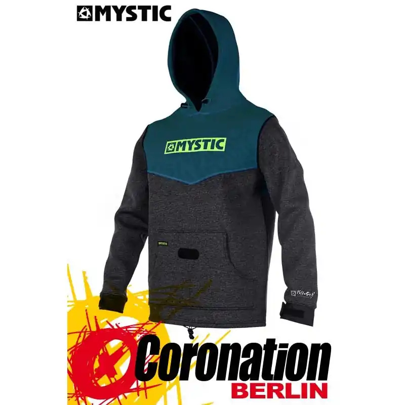 Preisreduziert Mystic Voltage Sweat Neopren Hoodie Teal