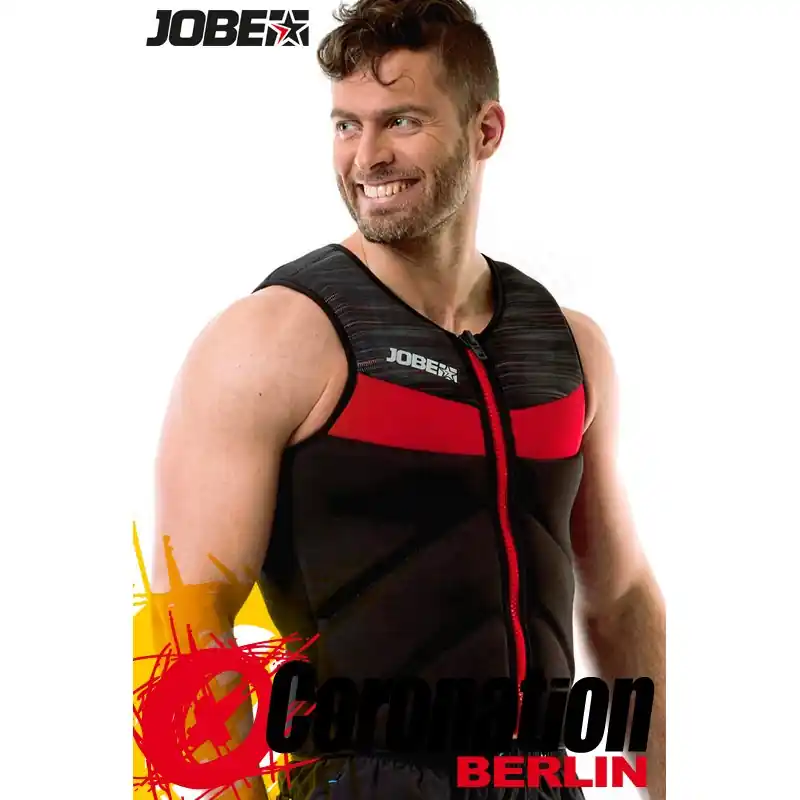 Bestpreis Jobe Hybrid Prallschutzweste 2018 Herren Impact Vest Black/Red
