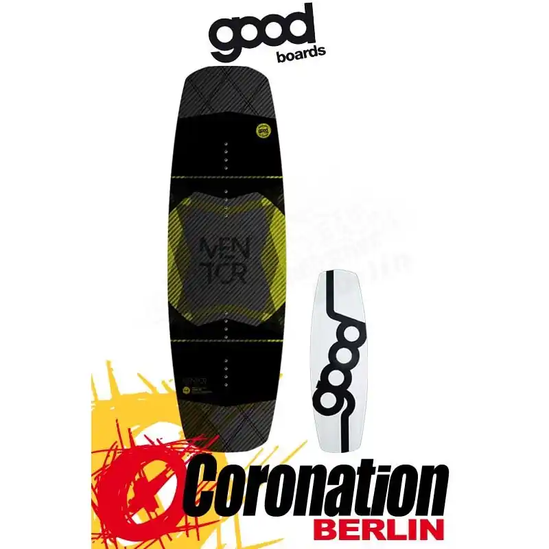 Goodboards MENTOR 2018 Good Wakeboard Carbon - High End, 3D Top Abverkauf