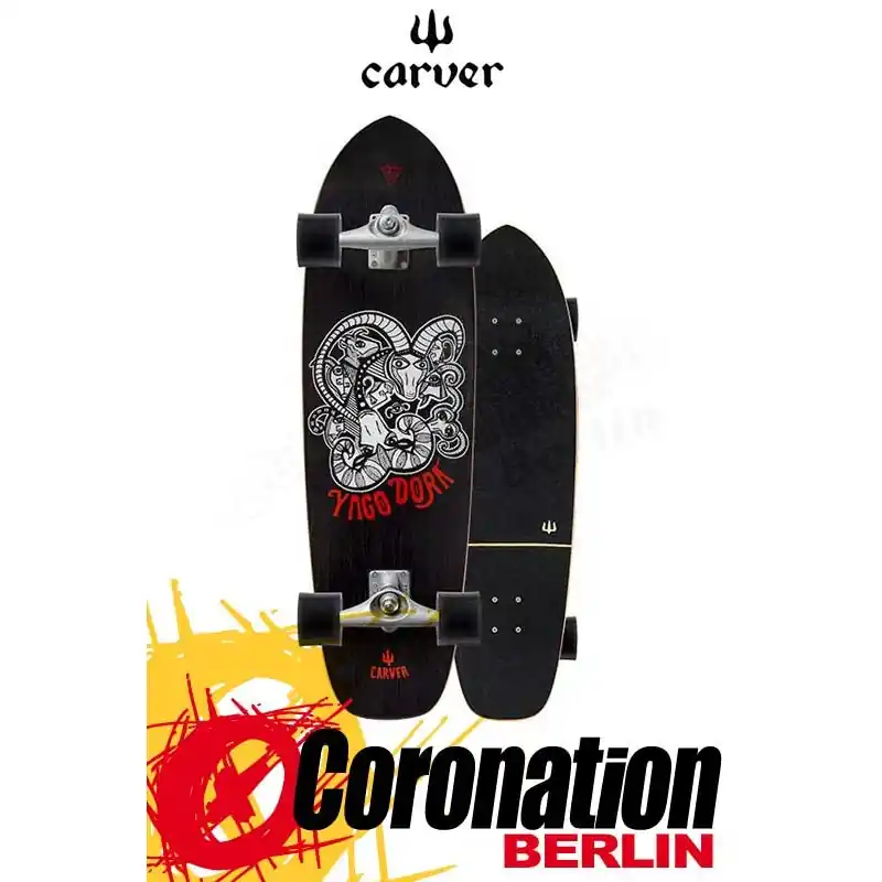 Preisreduziert Carver Yago Skinny Goat CX4 Street Surf Skateboard Complete 33,75''