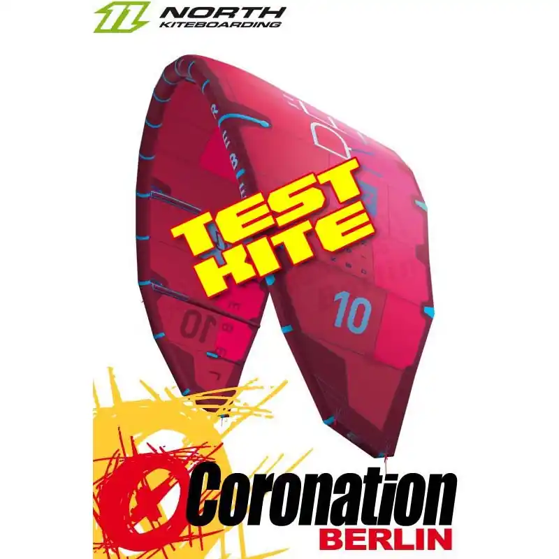 Echt North Rebel 2017 TEST Kite 12m² gebraucht (Rot)