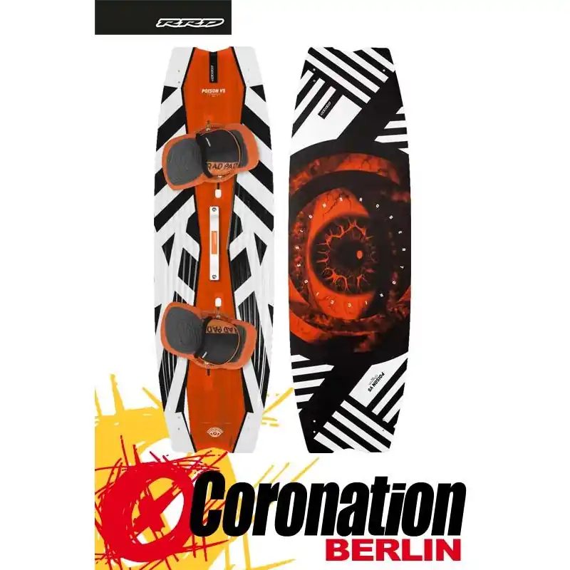 RRD Poison WOOD V5 TEST Kiteboard 137cm + Bindung Neuheit
