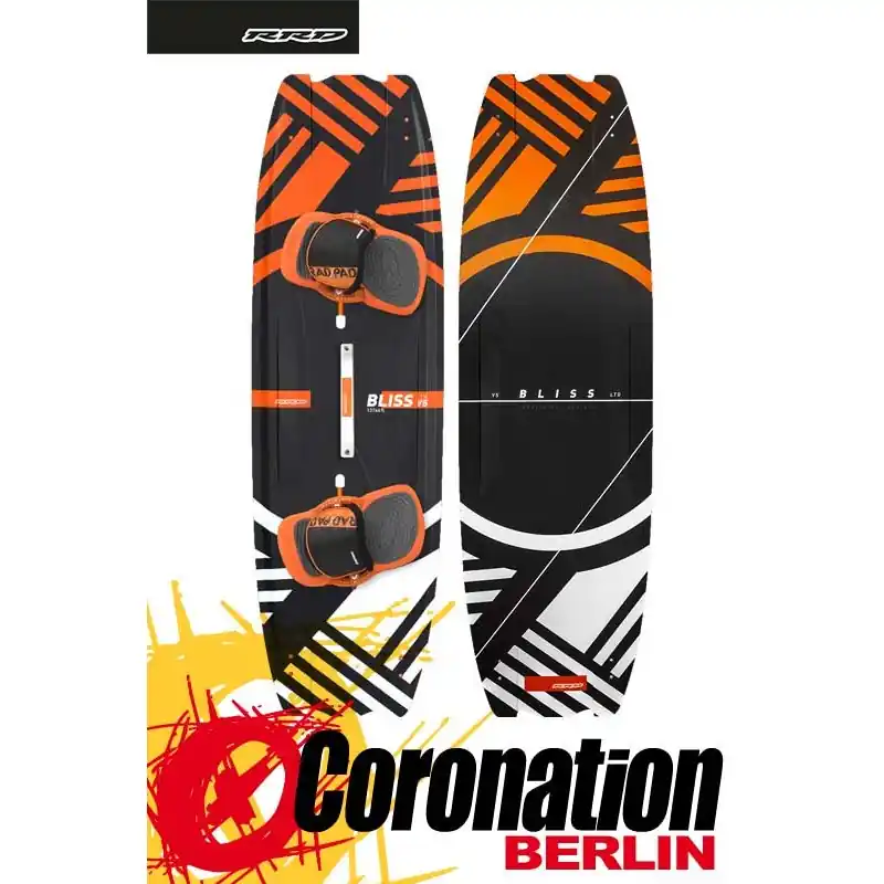 Aktuell RRD Bliss LTD V5 Freeride / Freestyle Kiteboard 2018 Carbon