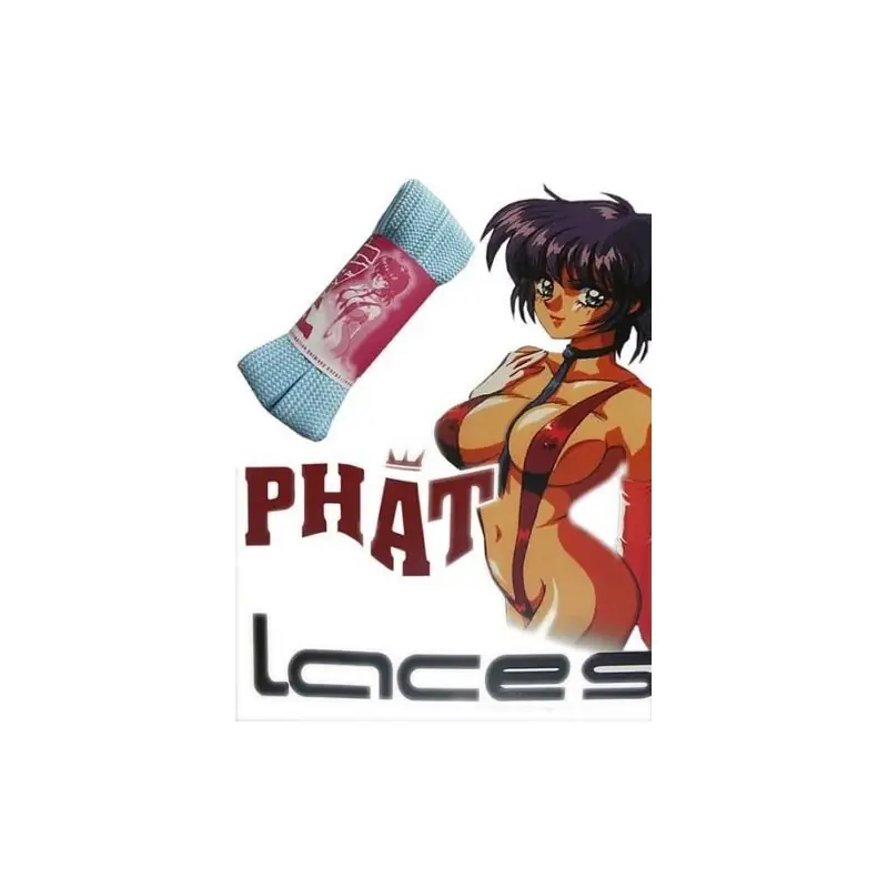 Phat Laces XXL Fat Laces Schnürsenkel Babyblau Sonderangebot