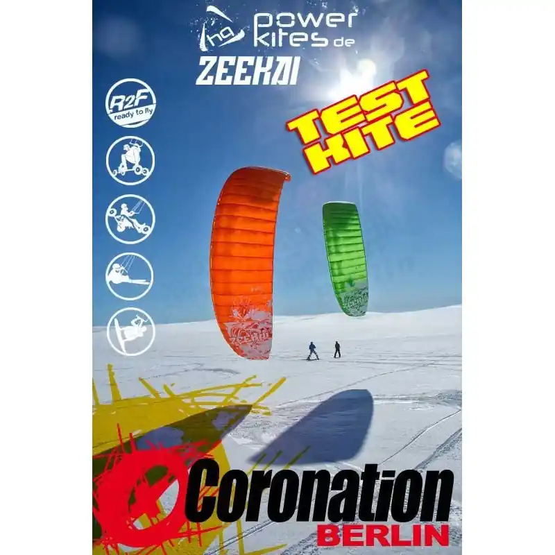 Top-Angebot HQ Zeekai ULTRALIGHT TEST Kite 16m² mit Bar
