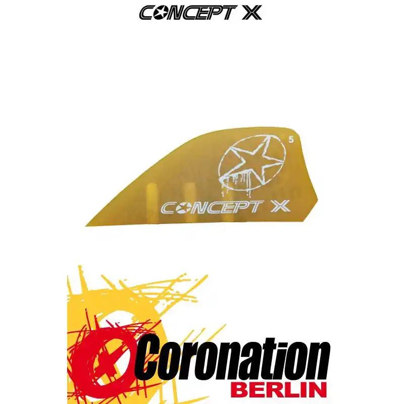 Markenware Concept-X HC Fins 6cm Kite Finnen yellow