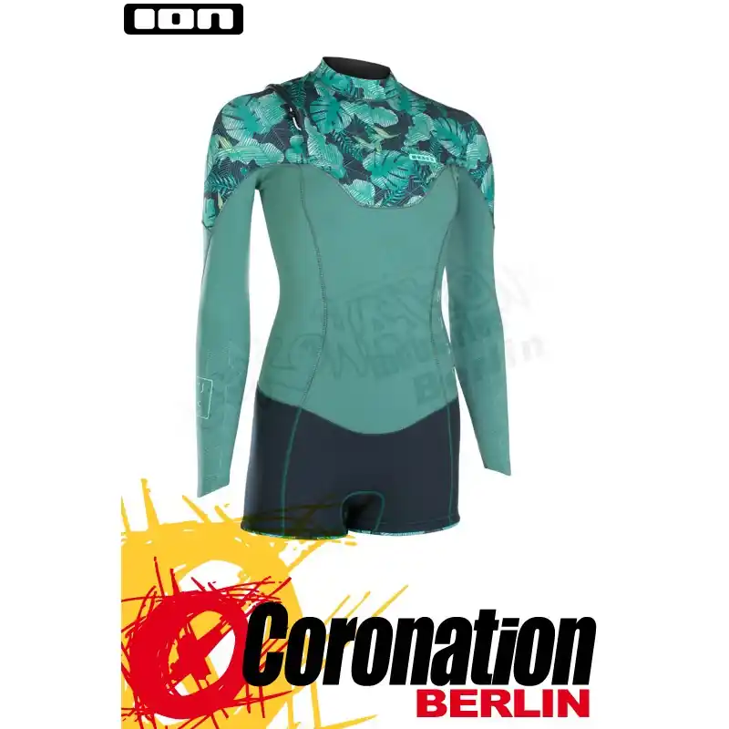 Geprüft ION MUSE SHORTY LS 2,0 NZ DL 2019 Neoprenanzug sea green