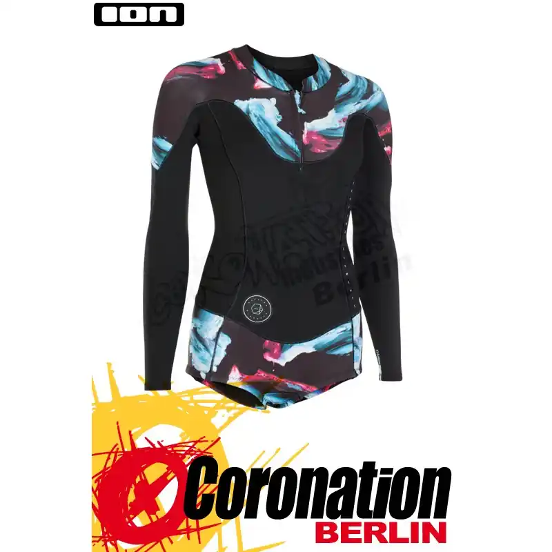 Finale Aktion ION MUSE HOT SHORTY LS 1,5 FZ DL 2019 Neoprenanzug schwarz