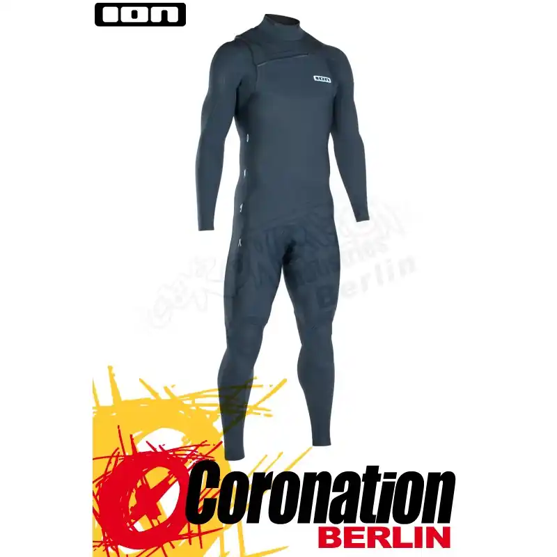 Markenprodukt ION ONYX AMP SEMIDRY 4/3 FZ DL 2019 Neoprenanzug dark blue