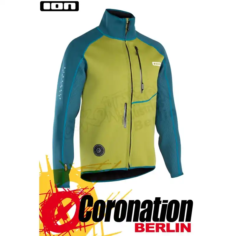 Aktuell ION NEO CRUISE JACKET 2019 Herren Neoprenjacke marine/olive green