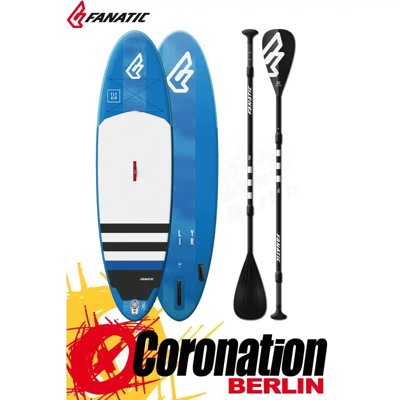 Fanatic FLY AIR SUP PACKAGE 2019 Board + Paddle Solange Der Vorrat Reicht