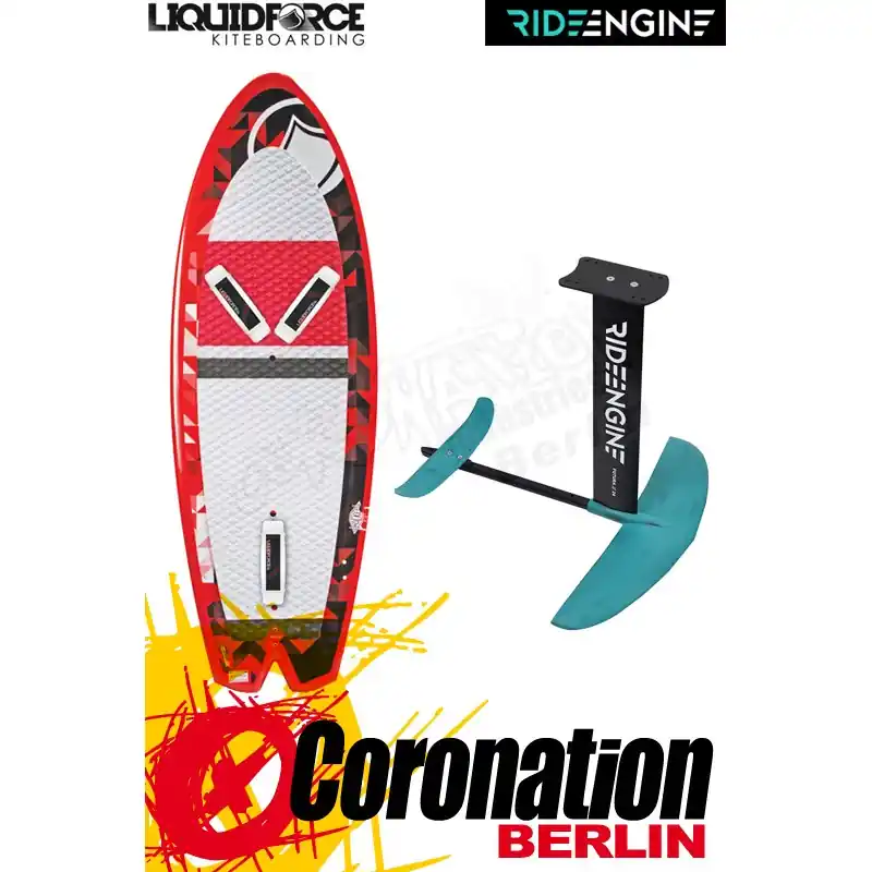 Liquid Force ROCKET 5'0 FOILBOARD + Ride Engine FUTURA Kitefoil Set Wochenendangebot