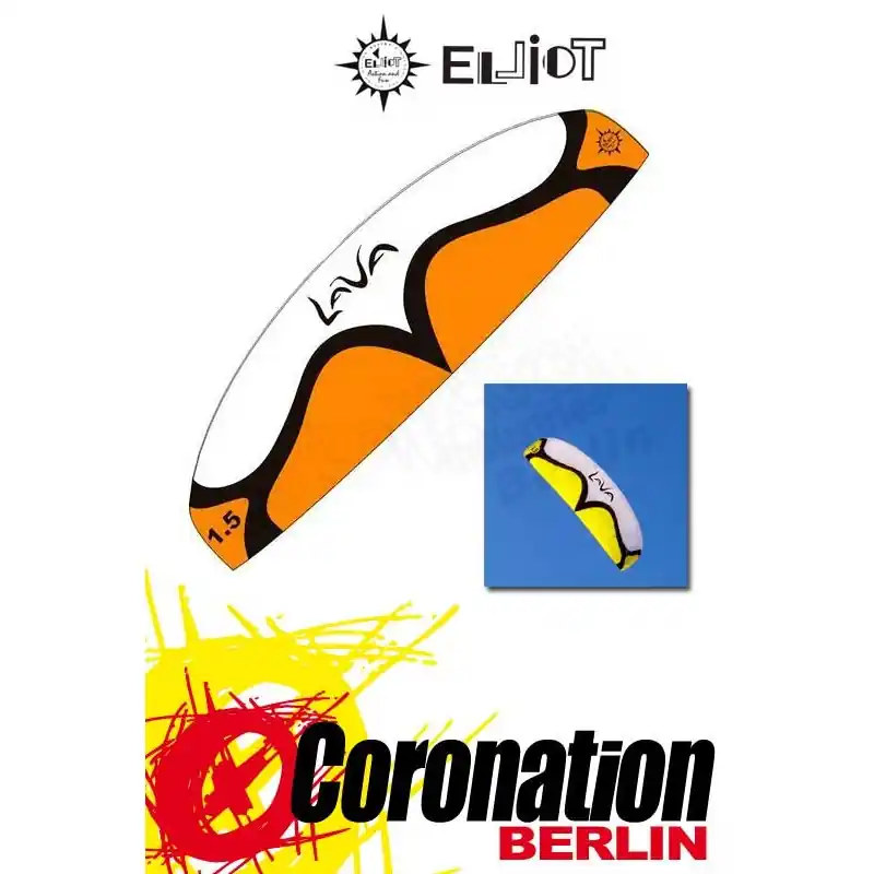Neuheit Elliot Lenkmatte 4-Leiner Tractionfoil LAVA II 1.5qm