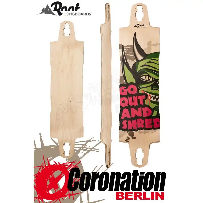 Direktkauf Root Longboard Deck Goblin Freeride Downhill Deck 97cm
