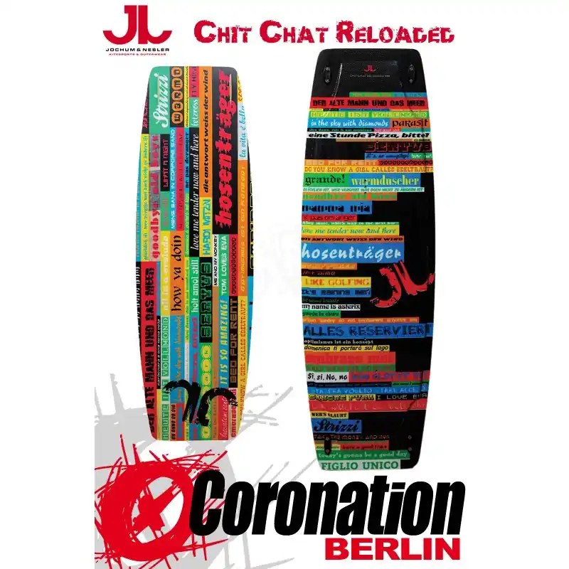 JN Chit Chat Reloaded CARBON Kiteboard Geprüft