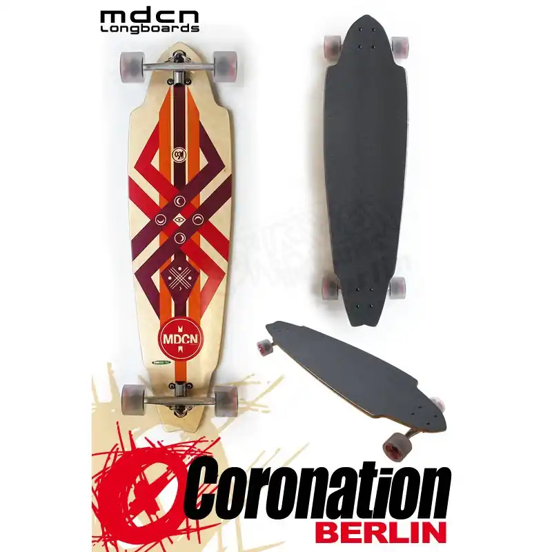 Meistverkauft MDCN Longboard Cruiser Ahi 96cm Komplettboard