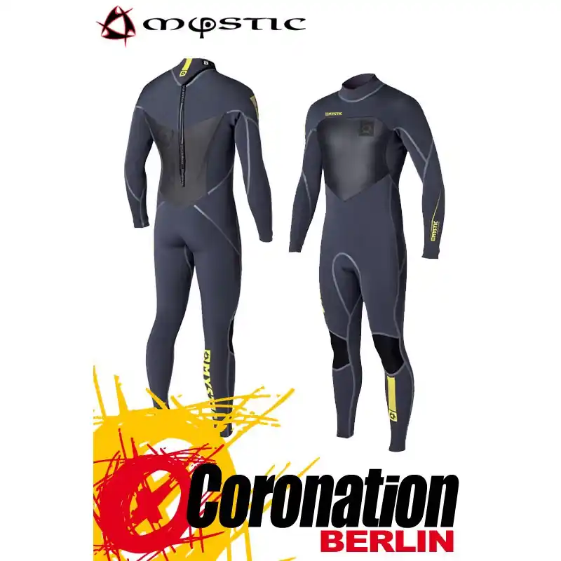 Mystic Majestic 5/4 D/L Full Neoprenanzug Wetsuit Back-Zip Grey Saisonangebot