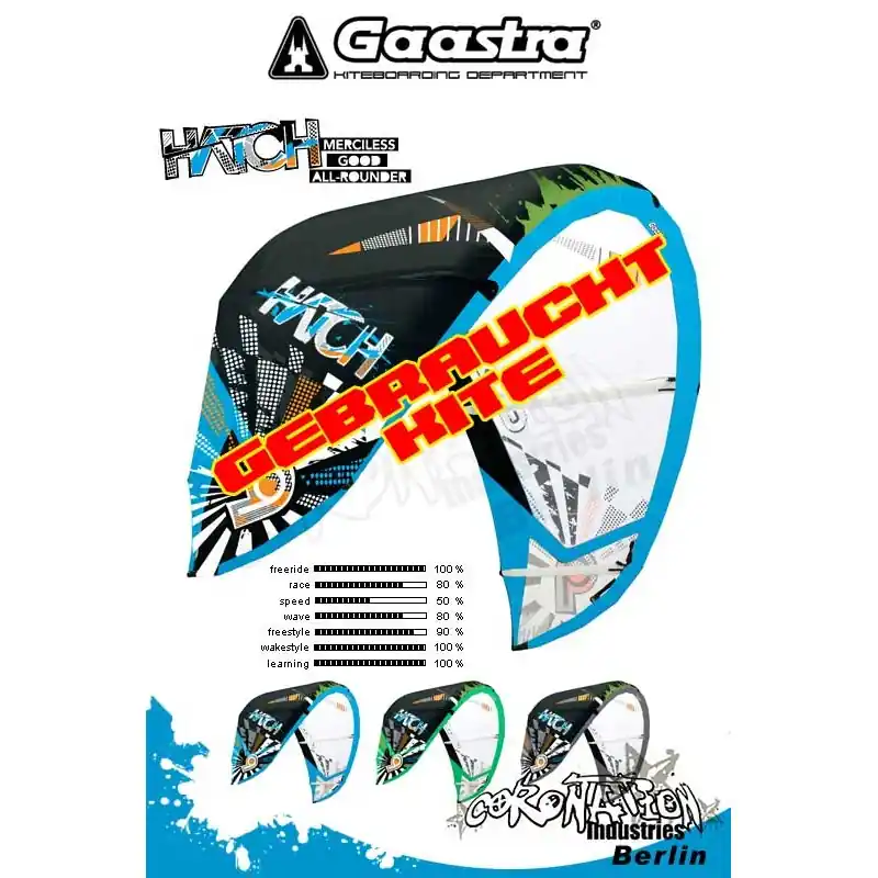Gaastra Hatch gebraucht Kite 2012 - 7m² Preiswert