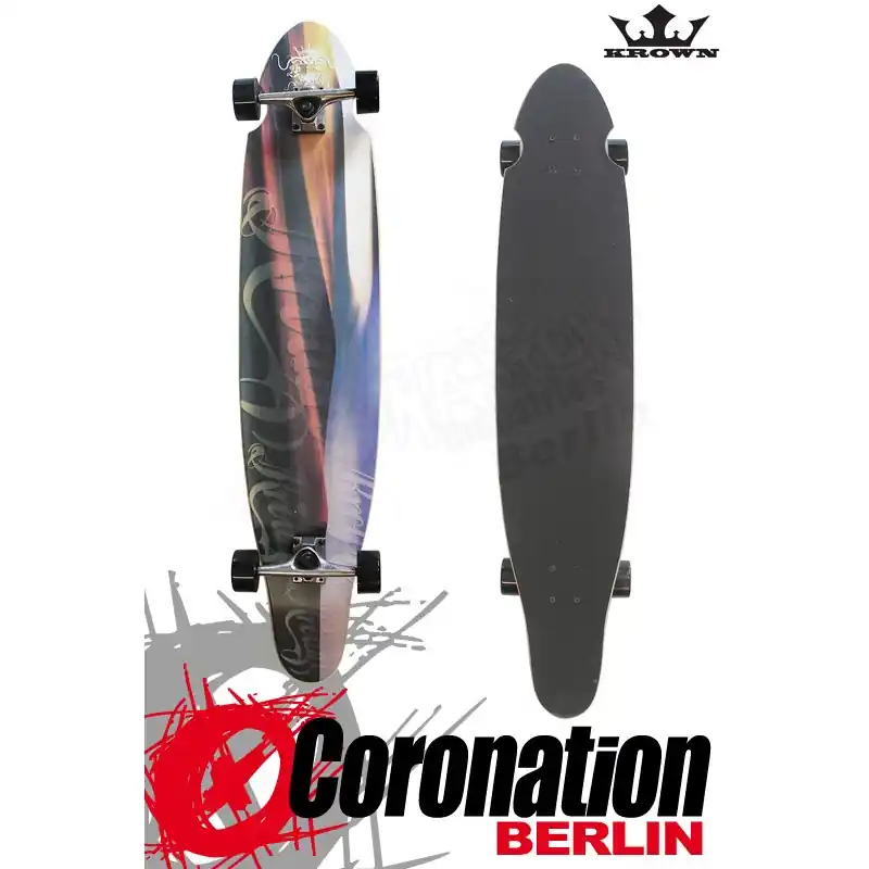 Krown Longboard Komplett Dunes Kicktail Cruiser 41,5" Finale Aktion