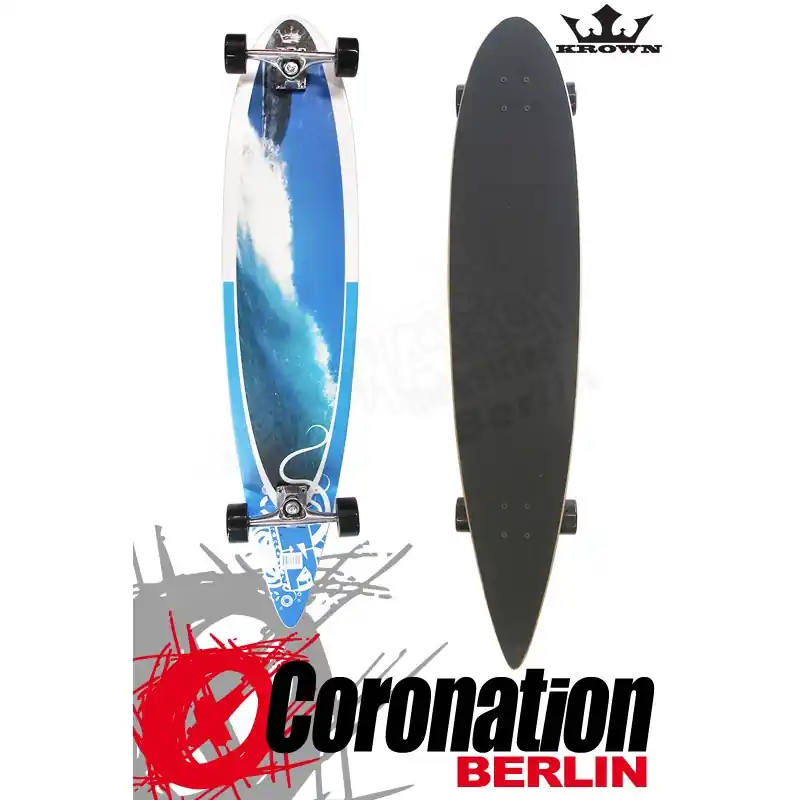Krown Longboard Komplett Rip Tide Pintail Cruiser 43" Top-Angebot