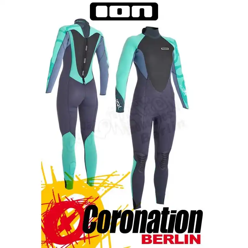 Echt ION Pearl Semidry 5,5 DL Frauen Neoprenanzug mint/grey