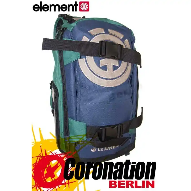 Finale Aktion Element Mohave Skate Rucksack Street & Sport Schul Backpack Green Flash