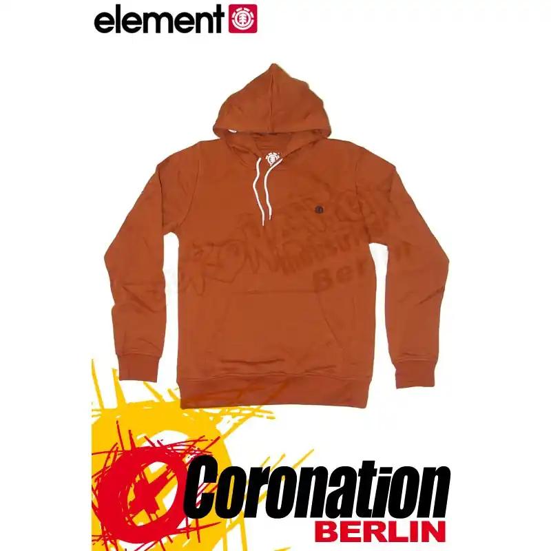 Beliebt Element HARLEM Hoodie Tangine