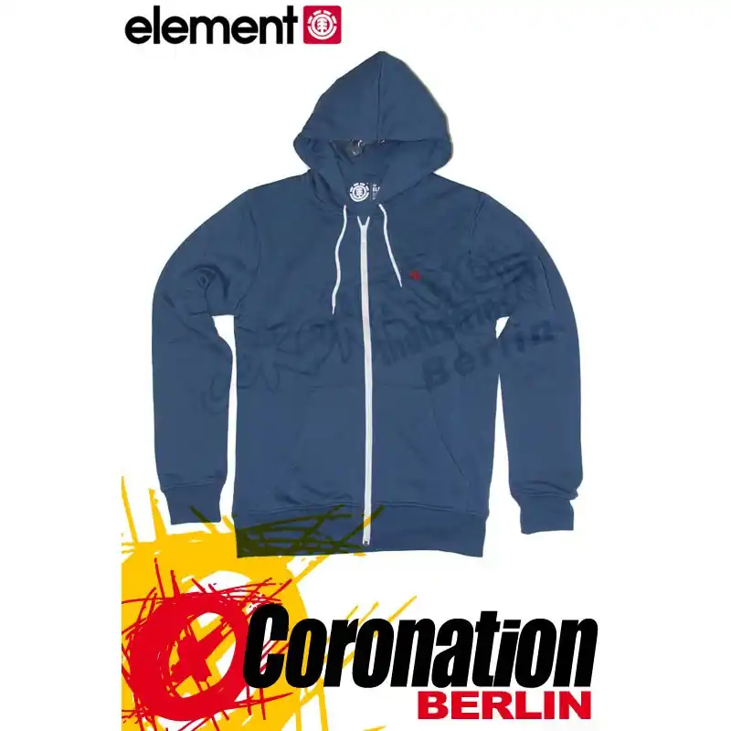 Element Smith Zip Hoodie Blue Shadow Neu Im Sortiment