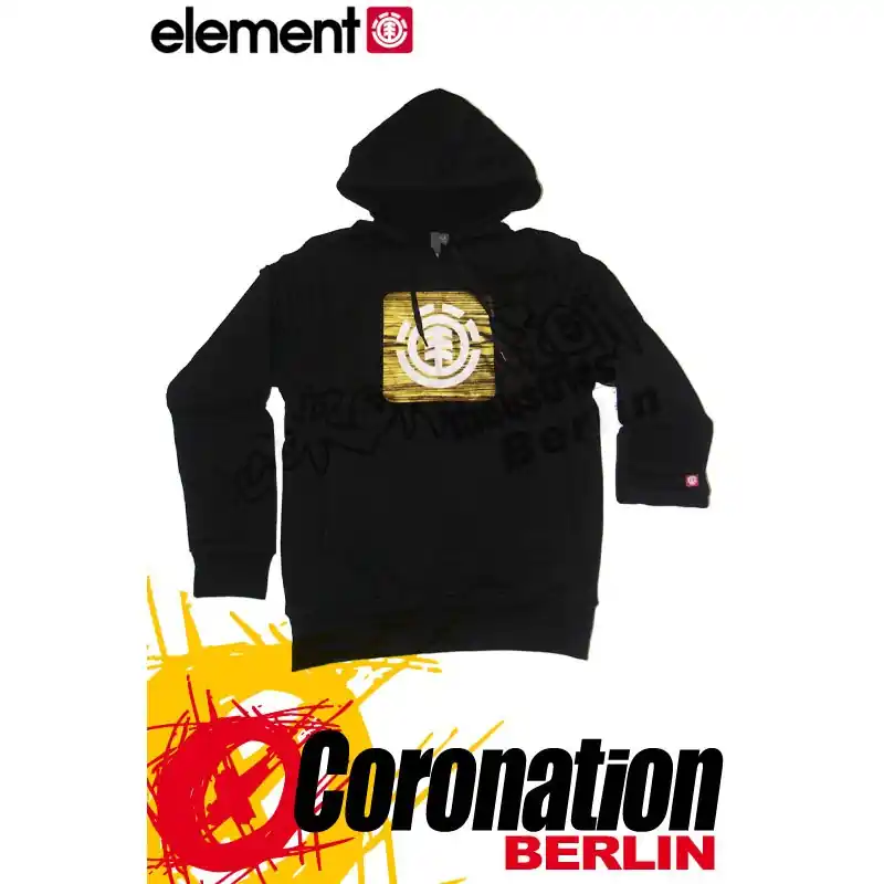 Günstig Element Ferocity Hoodie Black