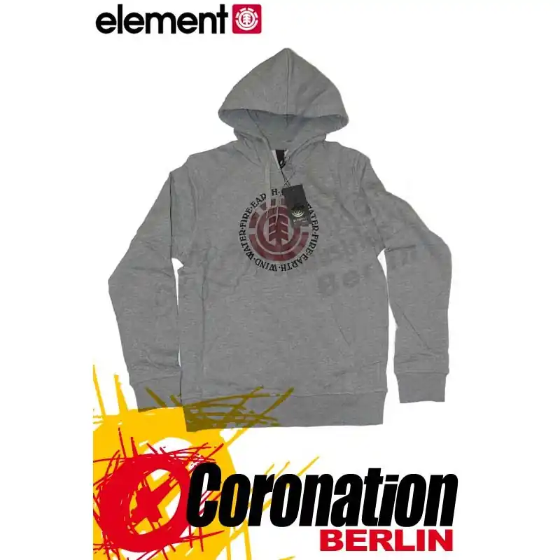 Garantierte Lieferung Element Elemental Hoodie Grey Heather