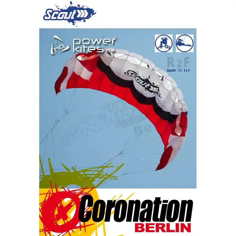 HQ Scout III Softkite 4.0 Lenkmatte 3-Leiner Trainerkite Solange Der Vorrat Reicht