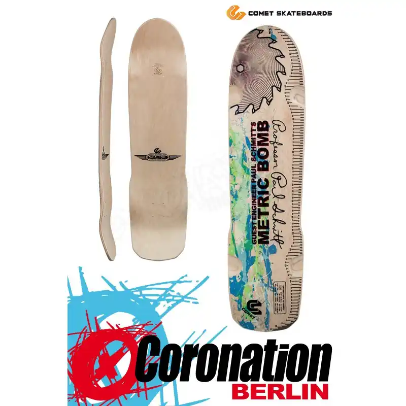 Versand Am Gleichen Tag Comet Paul Schmitt's Air-Frame Metric Bomb Longboard-Deck 96,5cm