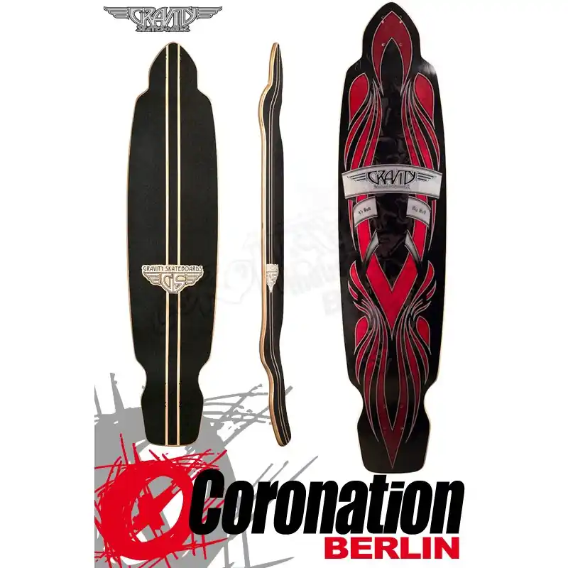 Neu Im Sortiment Gravity Big Kick 45" Longboard Deck