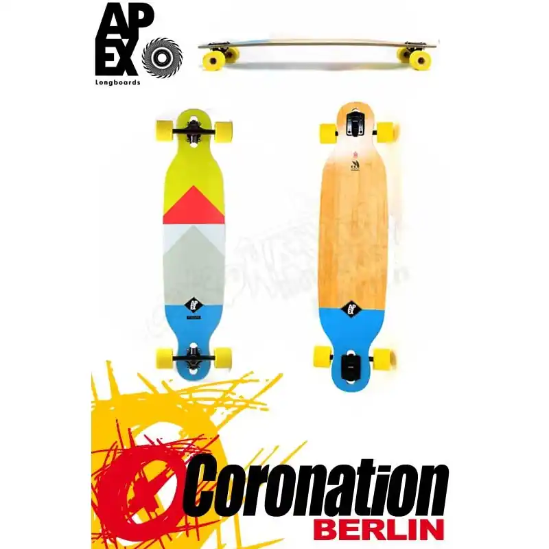 Apex Hillside MK2 Bamboo Longboard Komplettboard Schneller Versand