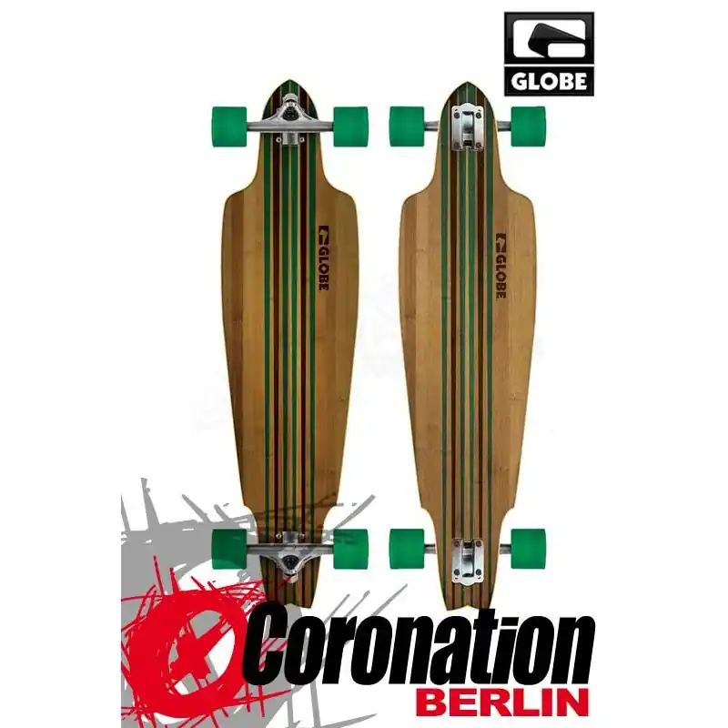 Sale Globe Prowler Bamboo Longboard Clear Green