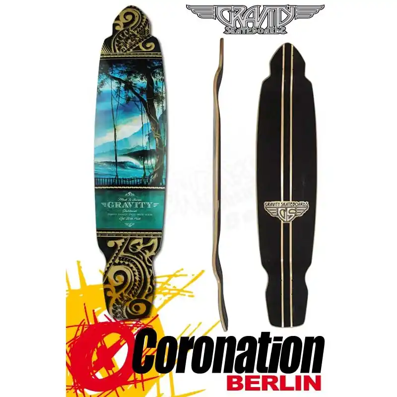 Garantierte Lieferung Gravity Drop Kick 43" Longboard Deck - Las Olas