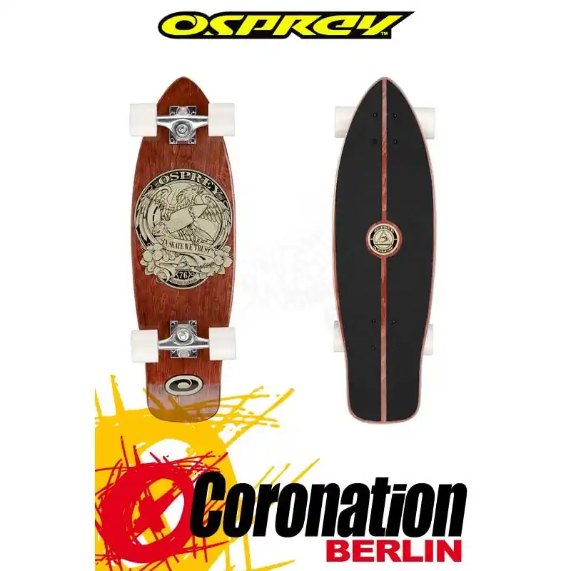Neuheit Osprey In Skate We Trust Single Kick Mini Cruiser
