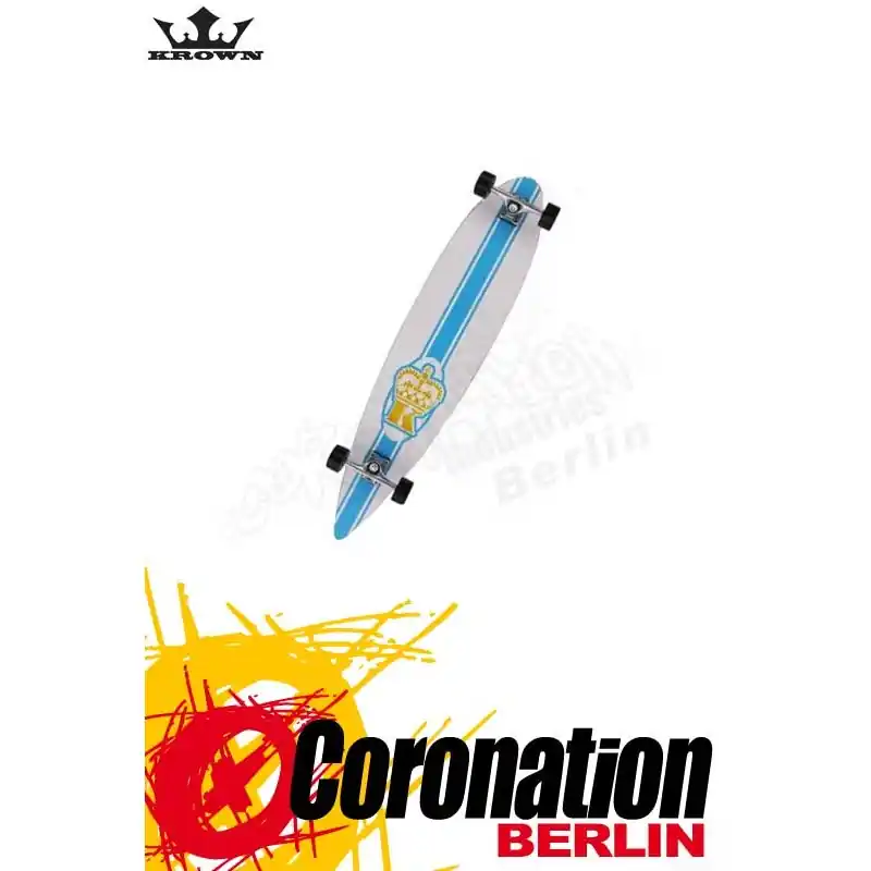 Krown - Racer Pintail Longboard Komplettboard Expressversand